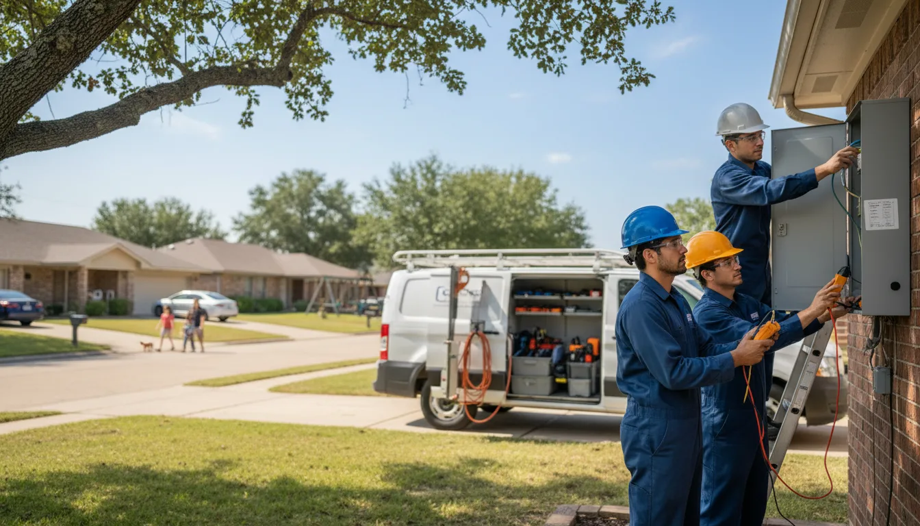 Certified electrician providing emergency electrical services in Thompsons Station, TN